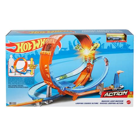 Hot Wheels Massive Loop Mayhem Track Set Entertainment Earth