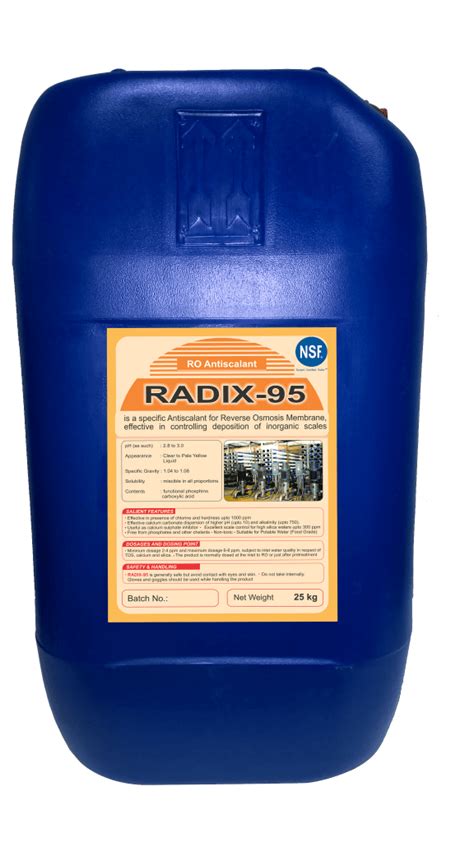 HIGH SILICA INHIBITION RO ANTISCALANT Radix 95 NSF Certified ROeStore