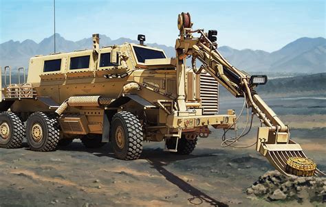 Wallpaper Apc Mpv Transport Mine Protected Buffalo A2 Combat