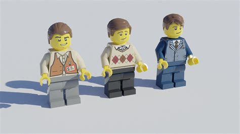 Lego Minifigure 3d Model