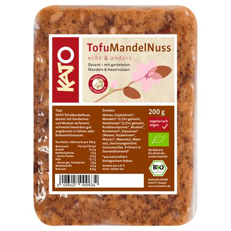 Kato Bio Tofu Mandel Nuss Vegan 200g Bei REWE Online Bestellen