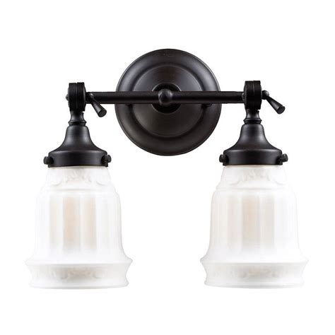 Titan Lighting Brighton 4 Light Oil Rubbed Bronze Wall Mount Bath Bar