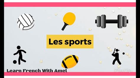 Sports In French Les Sports En Fran Ais Sports Vocabulary Lesson