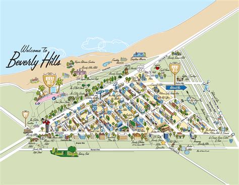 Large Beverly Hills Maps for Free Download and Print | High-Resolution ...