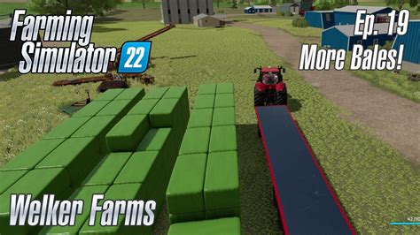 Welker Farms Episode More Bales Farming Simulator Youtube