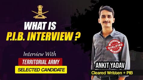 What Is Pib How To Crack Pib Interview Territorial Army Pib