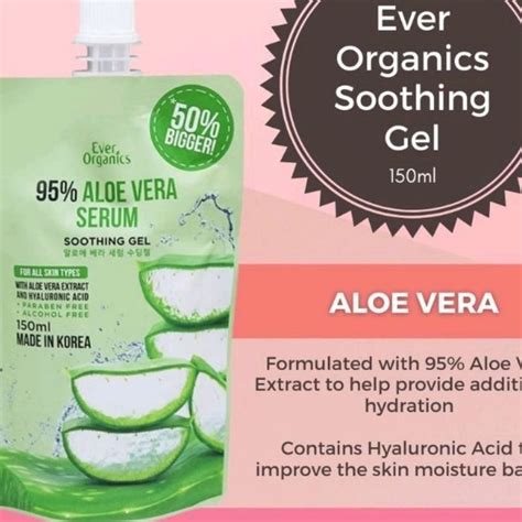 EVER ORGANICS ALOE VERA SOOTHING GEL 150ML Shopee Philippines