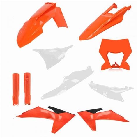 Plasticset Ktm Exc Standaard Replica Ktm Full Plastic