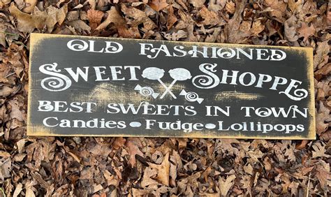 Vintage Inspired Sweet Shoppe Sign Candy Shop Sign Summer Etsy