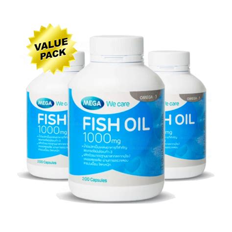 Mega We Care Fish Oil Mg X Capsules