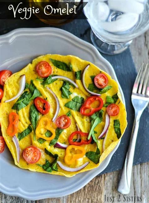 Easy Dinner Idea Veggie Omelet Recipe