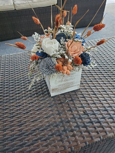 Fall Centerpiece Boho Centerpiece Fall Arrangement Boho - Etsy