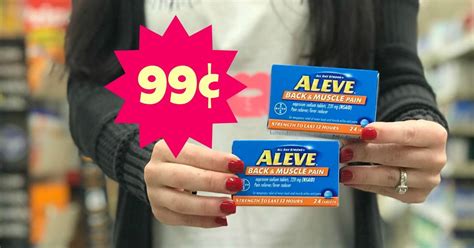 Aleve Back And Muscle Pain Tablets 24 Ct Only 0 99 At Kroger Kroger Krazy