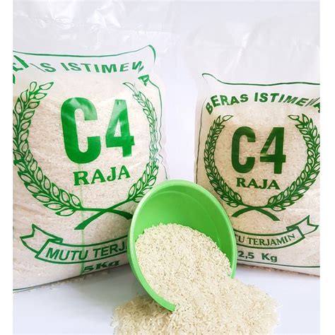 Jual Beras C4 Kemasan 2 5 Kg Shopee Indonesia