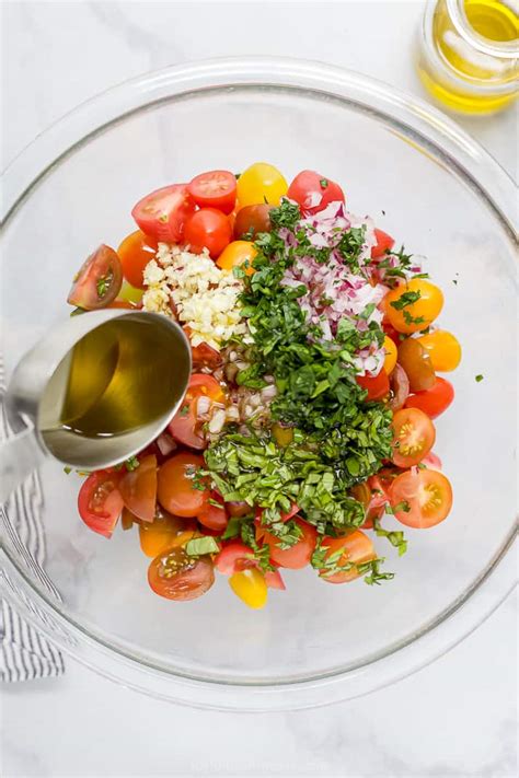 The Best Marinated Tomato Salad Recipe Fresh Tomato Salad