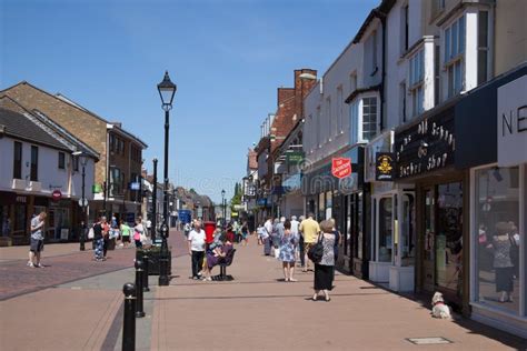 Bicester Town Centre at Sheep Street in Oxfordshire in the UK Editorial ...