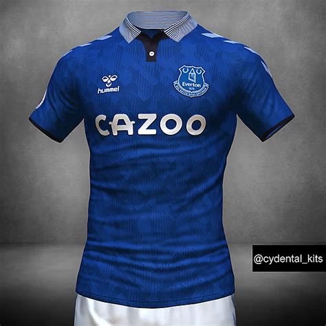 Everton home kit concept