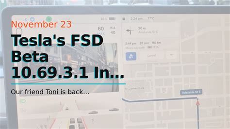 Tesla S FSD Beta 10 69 3 1 In Detroit The Most Confused Version Yet