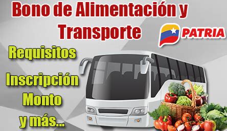 Requisitos para Obtener el Bono de Alimentación y Transporte