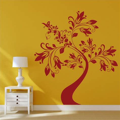 Sticker Mural Arbre Design D Comotif