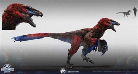 Artstation Jurrassic World Deinonychus Acrocanthosaurus