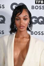 Jourdan Dunn Sexy Seen Showing Off Her Ass And Tits In A See Through Outfit At The MAINE Mayfair