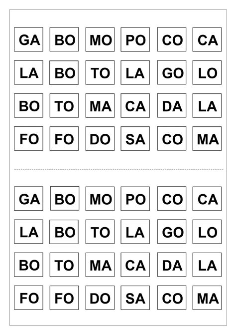 Juntando Sílabas Atividades Com Silabas Simples Para Alfabetização