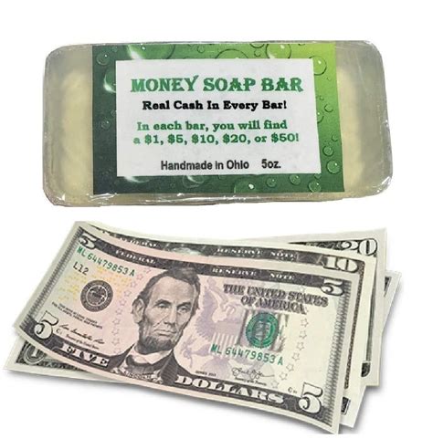 Pin On Money Soap Real Cash Bars