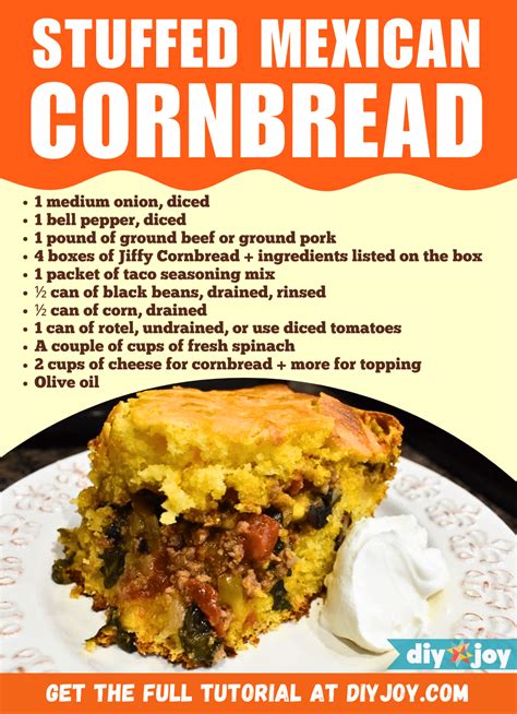 Easy Stuffed Mexican Cornbread Recipe