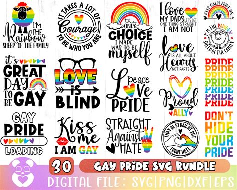 Gay Pride Silhouette Svg