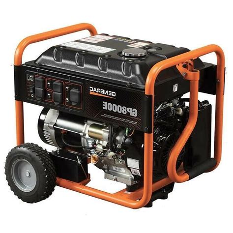 Generac GP8000E 8 000 Watt Electric Start Gas Powered