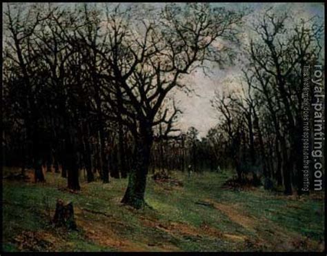 Leafless forest by Ion Andreescu | Oil Painting Reproduction