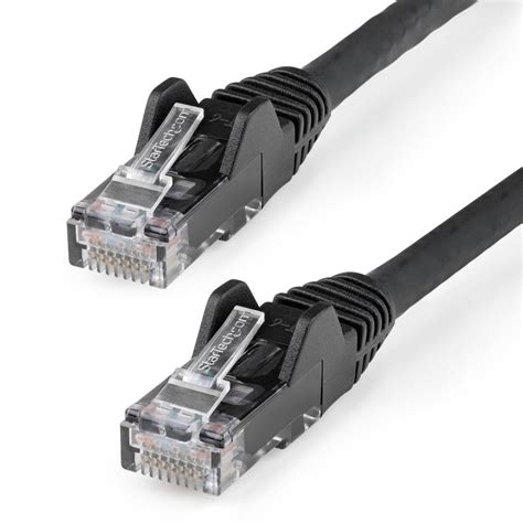 Startech Cable De Red Rj Cat Utp M Negro Pccomponentes