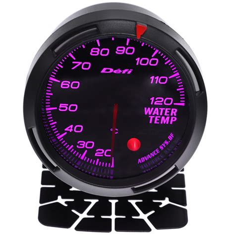 Car Water Temperature Gauge Degrees Celsius Color Led