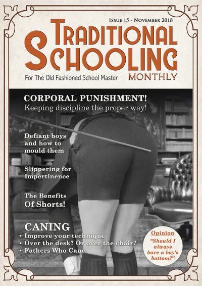 “traditional Schooling Monthly” For The Old Fash Tumbex