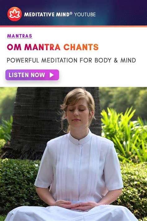 OM Mantra Chants - Powerful Meditation for Body & Mind | Power of ...