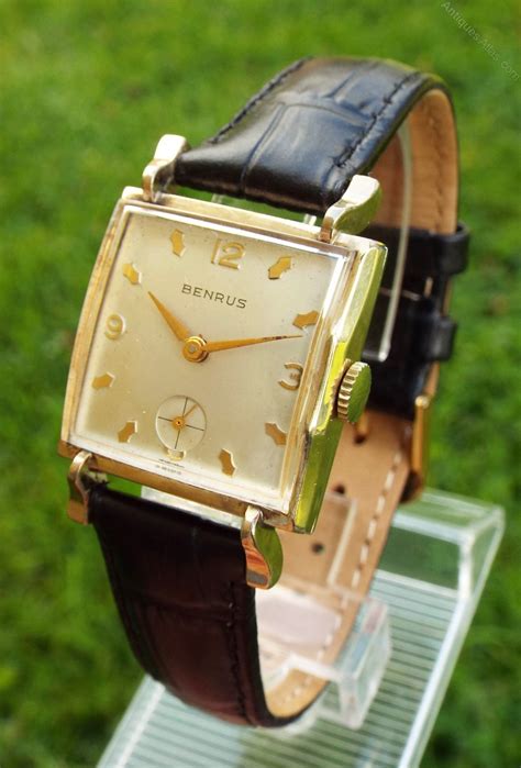 Antiques Atlas Gents 1950s Benrus Wrist Watch