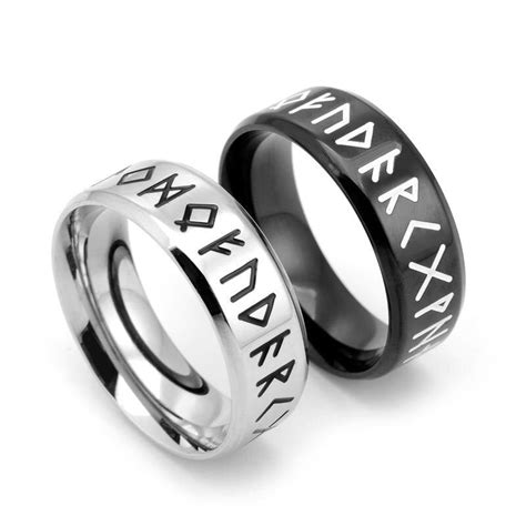 Bague Couple Runes Viking Boutique E Commerce