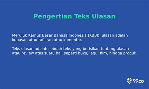 5 Contoh Teks Ulasan Singkat Beserta Pengetian Dan Strukturnya