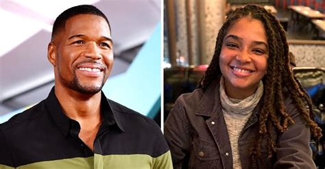 Michael Strahan's Oldest Daughter Tanita Glows in Orange Off-Shoulder ...