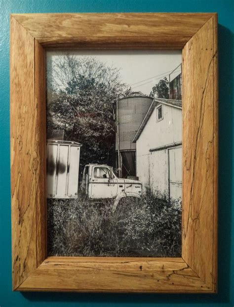 Spalted White Oak Picture Frame With Artwork By Mbunavagephotography