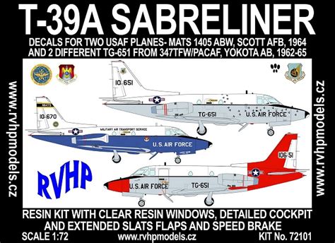 Rvhp Models Rvh T A Sabreliner Usaf