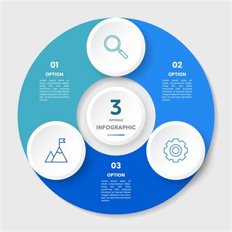 Premium Vector Circle Chart Infographic Template With Options For