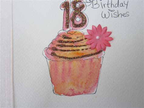 18th Birthday Card Watercolour Card Daughter Card Etsy Uk