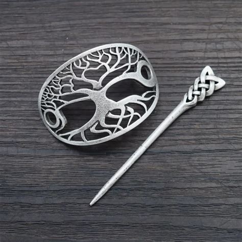 Celtics Knot Wicca Tree Of Life Hairpins Hair Clips Stick Slide Accessories For Women Buy Tree