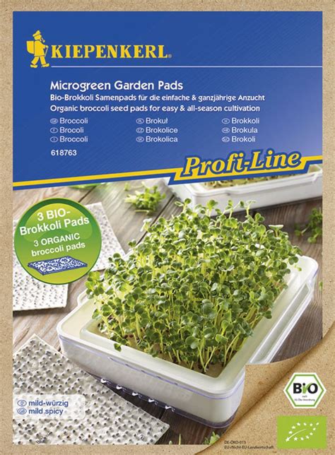 Kiepenkerl Microgreen Duo Garden Refillpads Bio Broccoli Stuks