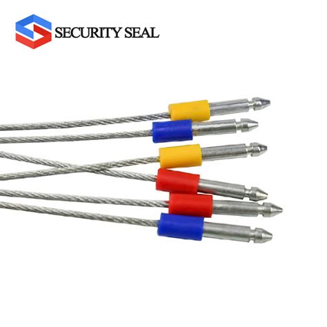 Fixed Length 1 8mm Security Tamper Proof Pull Tight Cable Metal Wire