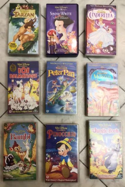 SELECTION OF DISNEY Classic VHS Tapes 5 00 PicClick UK