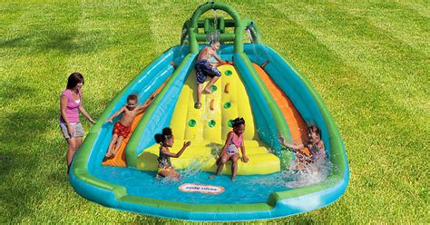 Little Tikes Rocky Mountain River Race Inflatable Water Slide Only $266 ...