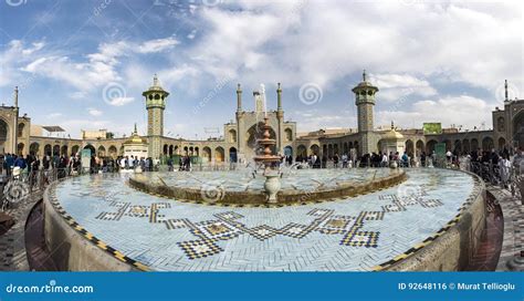 Traditional Mosque Architecture in Qom City, Iran. September 2016 ...